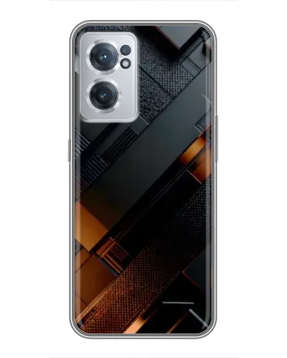 Чехол для OnePlus Nord CE 2 Lite 5G с картинкой «Черные геометрические блоки» Чехол для OnePlus Nord CE 2 Lite 5G с картинкой «Черные геометрические блоки»