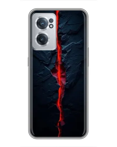 Чехол для OnePlus Nord CE 2 Lite 5G с картинкой «Kрасная лавовая трещина» Чехол для OnePlus Nord CE 2 Lite 5G с картинкой «Kрасная лавовая трещина»