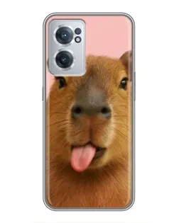 Чехол для OnePlus Nord CE 2 Lite 5G с картинкой «Капибара с языком» Чехол для OnePlus Nord CE 2 Lite 5G с картинкой «Капибара с языком»