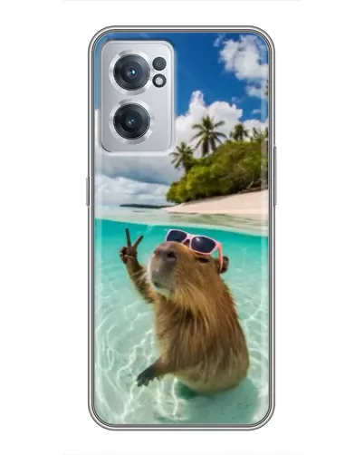 Чехол для OnePlus Nord CE 2 Lite 5G с картинкой «Капибара на море» Чехол для OnePlus Nord CE 2 Lite 5G с картинкой «Капибара на море»