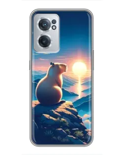 Чехол для OnePlus Nord CE 2 Lite 5G с картинкой «Закат солнца с капибарой» Чехол для OnePlus Nord CE 2 Lite 5G с картинкой «Закат солнца с капибарой»