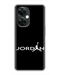 Чехол для OnePlus Nord CE 3 Lite с картинкой «Jordan White Logo»