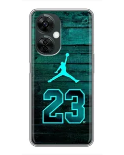 Чехол для OnePlus Nord CE 3 Lite с картинкой «Jordan Cyan 23»
