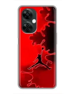 Чехол для OnePlus Nord CE 3 Lite с картинкой «Jordan Red Smoke»