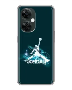 Чехол для OnePlus Nord CE 3 Lite с картинкой «Jordan Blue Fire»