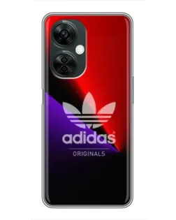 Чехол для OnePlus Nord CE 3 Lite с картинкой «Adidas Red Neon»
