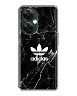 Чехол для OnePlus Nord CE 3 Lite с картинкой «Белый мрамор Adidas»