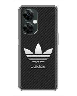 Чехол для OnePlus Nord CE 3 Lite с картинкой «Adidas Карбоновая текстура»