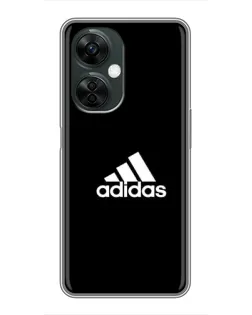Чехол для OnePlus Nord CE 3 Lite с картинкой «Черная классика Adidas»