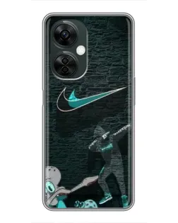 Чехол для OnePlus Nord CE 3 Lite с картинкой «Спортивный арт Nike»