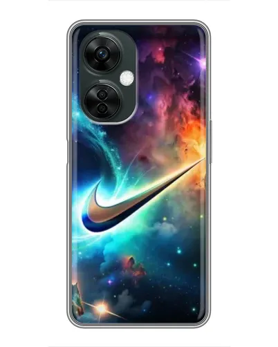 Чехол для OnePlus Nord CE 3 Lite с картинкой «Космический Nike Swoosh»