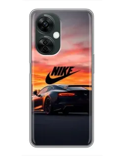 Чехол для OnePlus Nord CE 3 Lite с картинкой «Nike и суперкар»