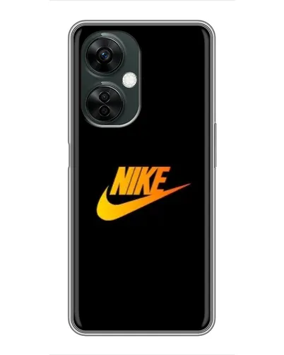 Чехол для OnePlus Nord CE 3 Lite с картинкой «Золотой логотип Nike»