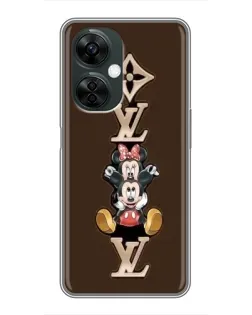 Чехол для OnePlus Nord CE 3 Lite с картинкой «LV и Микки Маус»