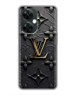 Чехол для OnePlus Nord CE 3 Lite с картинкой «Кожаная текстура LV»