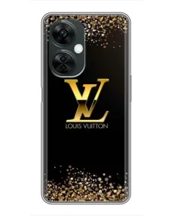 Чехол для OnePlus Nord CE 3 Lite с картинкой «LV — золотые искры»
