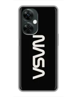 Чехол для OnePlus Nord CE 3 Lite с картинкой «NASA — вертикальный логотип»
