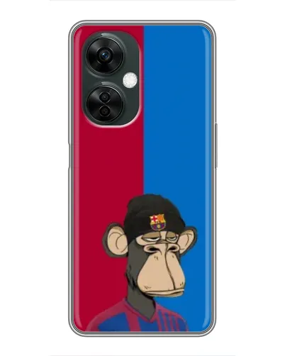 Чехол для OnePlus Nord CE 3 Lite с картинкой «Bored Ape — фанат Барсы» Чехол для OnePlus Nord CE 3 Lite с картинкой «Bored Ape — фанат Барсы»
