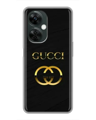 Чехол для OnePlus Nord CE 3 Lite с картинкой «Золотой логотип Gucci»
