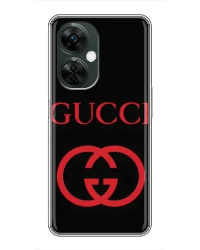 Чехол для OnePlus Nord CE 3 Lite с картинкой «Gucci — красный логотип»