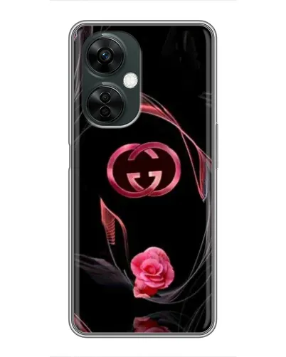 Чехол для OnePlus Nord CE 3 Lite с картинкой «Gucci — неоновая роза»