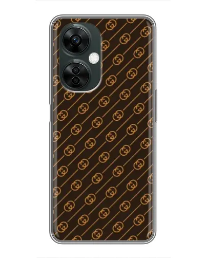 Чехол для OnePlus Nord CE 3 Lite с картинкой «Gucci — золотые диагонали»