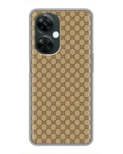 Чехол для OnePlus Nord CE 3 Lite с картинкой «Gucci — классический беж»