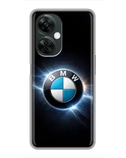 Чехол для OnePlus Nord CE 3 Lite с картинкой «BMW — неоновое сияние»
