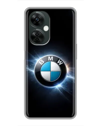 Чехол для OnePlus Nord CE 3 Lite с картинкой «BMW — неоновое сияние»