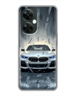 Чехол для OnePlus Nord CE 3 Lite с картинкой «BMW в свете фар»