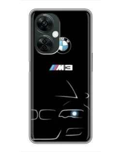 Чехол для OnePlus Nord CE 3 Lite с картинкой «Минималистичный принт BMW M3»