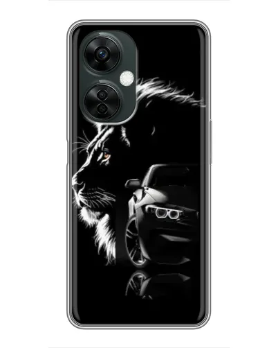 Чехол для OnePlus Nord CE 3 Lite с картинкой «BMW и лев»