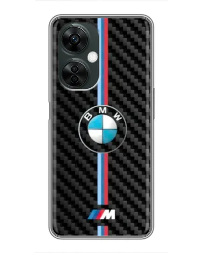 Чехол для OnePlus Nord CE 3 Lite с картинкой «Эмблема BMW и карбон»