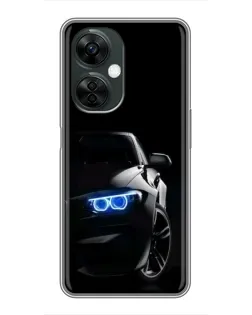 Чехол для OnePlus Nord CE 3 Lite с картинкой «BMW — ночной взгляд»