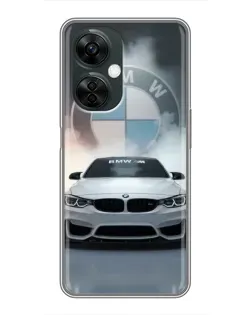 Чехол для OnePlus Nord CE 3 Lite с картинкой «BMW в белом дыму»