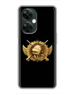 Чехол для OnePlus Nord CE 3 Lite с картинкой «PUBG — оранжевый градиент»