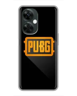 Чехол для OnePlus Nord CE 3 Lite с картинкой «PUBG — рамка лого»