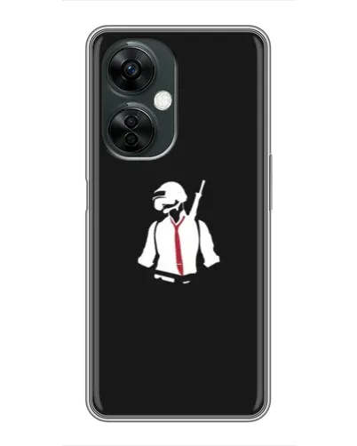 Чехол для OnePlus Nord CE 3 Lite с картинкой «PUBG — силуэт воина» Чехол для OnePlus Nord CE 3 Lite с картинкой «PUBG — силуэт воина»