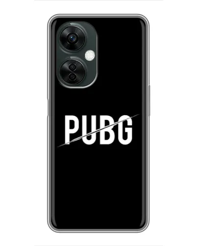 Чехол для OnePlus Nord CE 3 Lite с картинкой «PUBG — белый логотип» Чехол для OnePlus Nord CE 3 Lite с картинкой «PUBG — белый логотип»