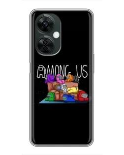Чехол для OnePlus Nord CE 3 Lite с картинкой «Логотип Among Us»