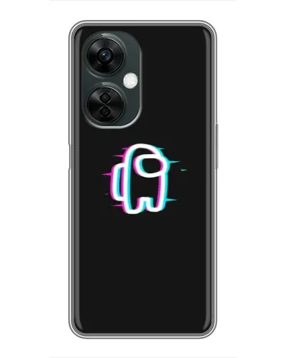 Чехол для OnePlus Nord CE 3 Lite с картинкой «Among Us неон»