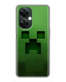 Чехол для OnePlus Nord CE 3 Lite с картинкой «Крипер микро-дизайн»