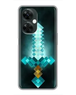Чехол для OnePlus Nord CE 3 Lite с картинкой «Алмазный меч неон»