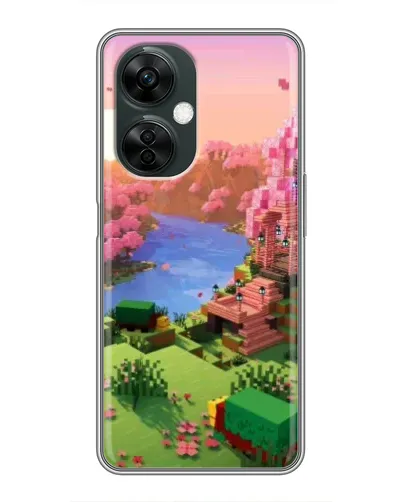 Чехол для OnePlus Nord CE 3 Lite с картинкой «Розовое дерево Minecraft»