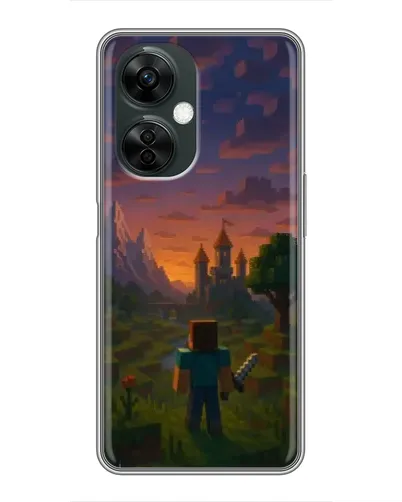 Чехол для OnePlus Nord CE 3 Lite с картинкой «Стив у башни»