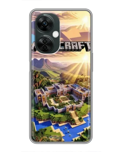 Чехол для OnePlus Nord CE 3 Lite с картинкой «Minecraft панорама»