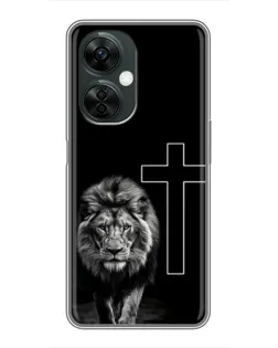 Чехол для OnePlus Nord CE 3 Lite с картинкой «Лев и Крест»