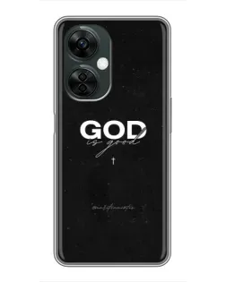 Чехол для OnePlus Nord CE 3 Lite с картинкой «GOD — Бог над всем»