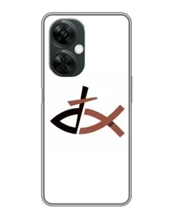 Чехол для OnePlus Nord CE 3 Lite с картинкой «Рыба и крест»