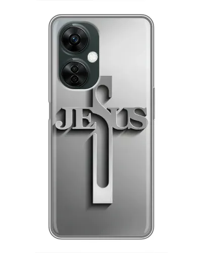 Чехол для OnePlus Nord CE 3 Lite с картинкой «Металлический крест Jesus» Чехол для OnePlus Nord CE 3 Lite с картинкой «Металлический крест Jesus»